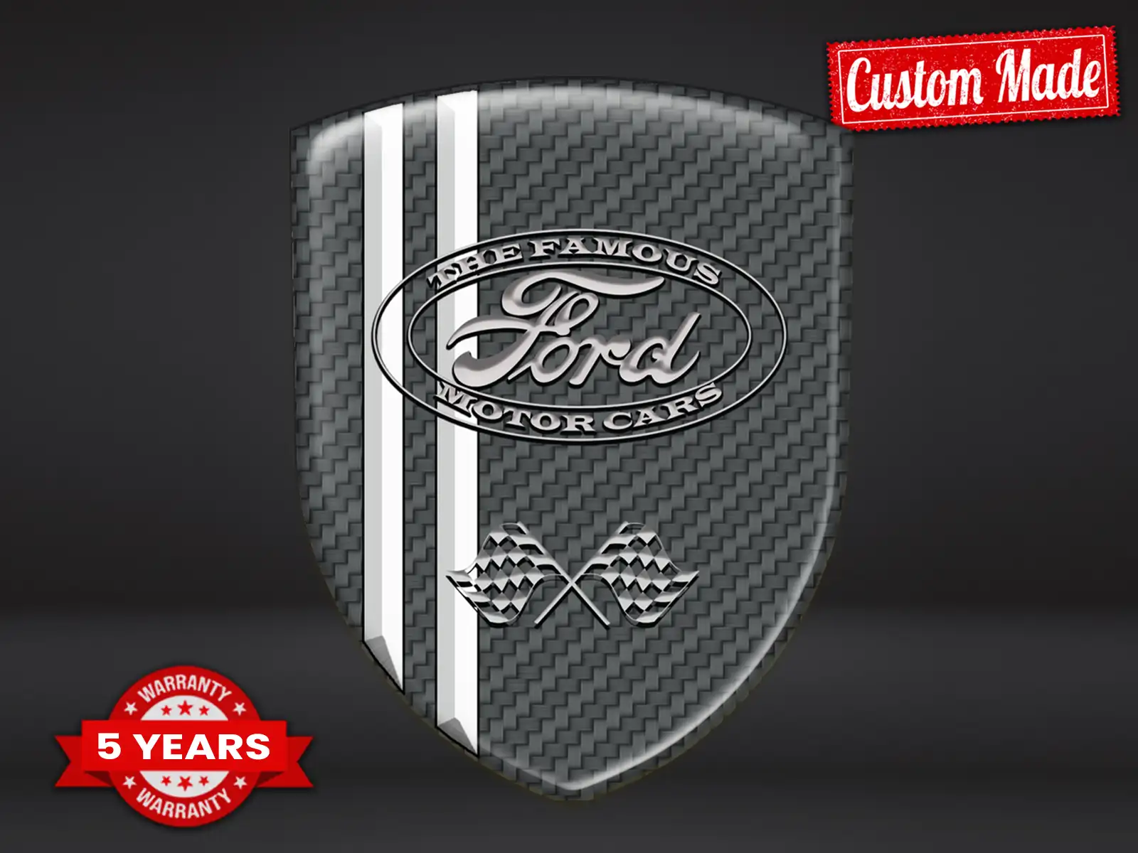 Ford Stickers Bombés Design Exclusif Décor Auto Élégant